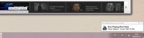 Now Playing Pop-up for YouTube Now Playing Pop-up for YouTube
