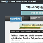 Képek feltöltése az internetre közvetlenül a vágólapról