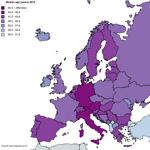 Térkép: Fellélegezhetünk, nem mi vagyunk a legöregebbek Európában