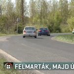 Felmarták az utat Győrújfalunál és úgy hagyják, mert az volt a "felújítás"