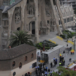 Kigyulladt a barcelonai Sagrada Familia