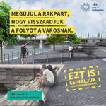 Sétányt alakítanak ki a pesti alsó rakparton