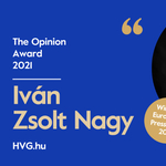 Európai Sajtódíjat kapott Nagy Iván Zsolt, a hvg.hu felelős szerkesztője