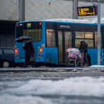 Ilyen az, amikor a buszban is havazik