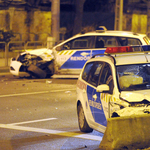 Fotók: rendőrautók karamboloztak a nyolcadik kerületben