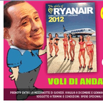 A Ryanair 10 eurós jegyet ajánl Berlusconinak a távozáshoz