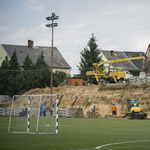 Már építik Kozármislenyben a legújabb stadiont