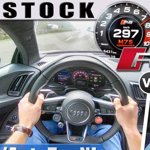 Ez a különbség, ha egy 610 lóerős Audi R8-cal vagy egy 1000 lóerőssel gyorsulunk – videó