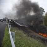 Nem károsult a természet az M7-esen történt brutális baleset után