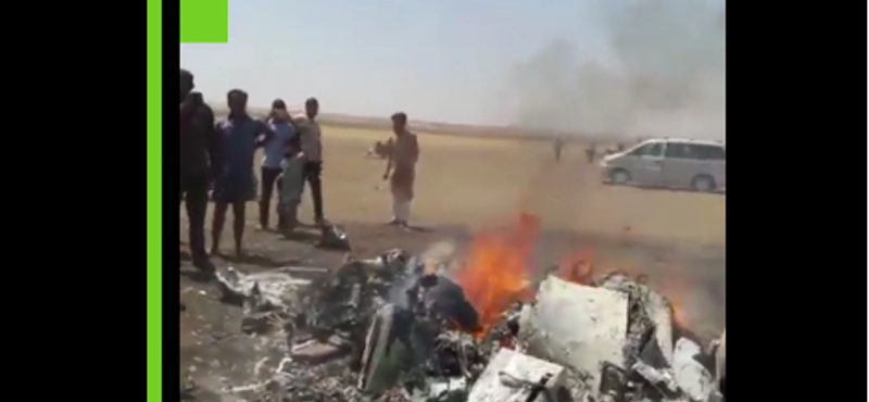 ISIS-videón az orosz helikopter lelövése