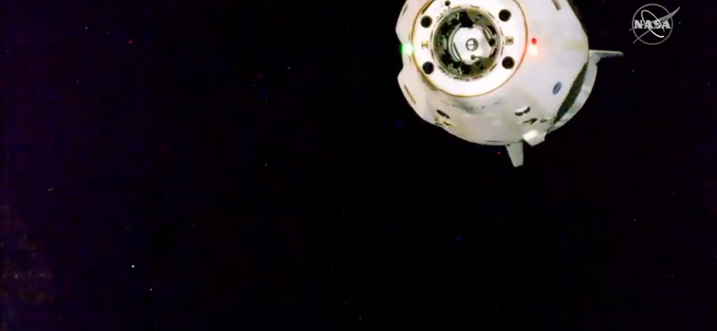 Megérkezett a Nemzetközi Űrállomásra a SpaceX űrhajója