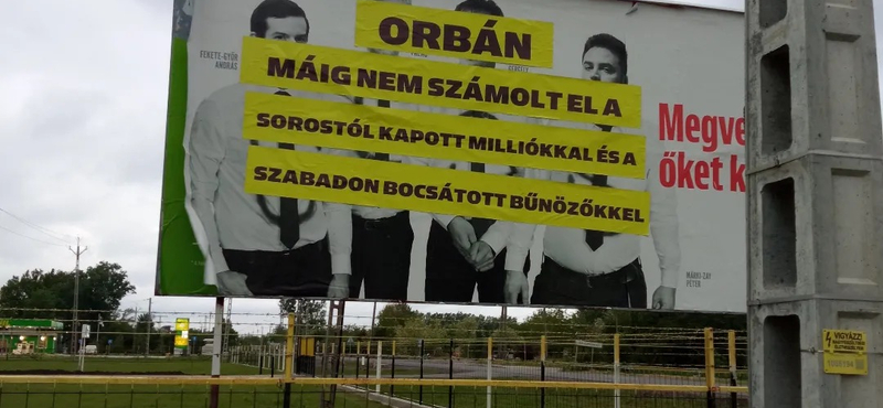 Leragasztották Márki-Zayék a CÖF plakátjait Hódmezővásárhelyen