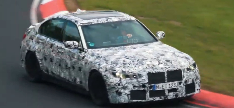 Már javában tesztelik az új BMW M3-at – videó