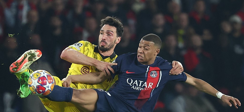 A világ összes helyzete sem volt elég a PSG-nek, BL-döntős a Dortmund
