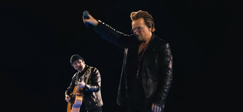 Navalnij nevét skandálta a közönséggel Bono a U2 Las Vegas-i koncertjén