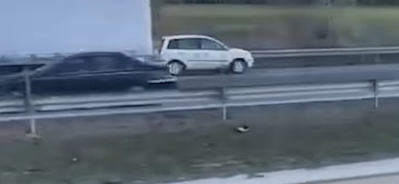 Kilométereken át a forgalommal szemben száguldott az M0-son egy Ford – videó