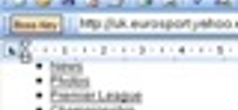Csapja be a főnökét: Wordszerű böngészőablak