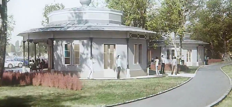 Videó: Ilyen pavilonok lesznek az állatkerttel szembeni bódék helyett a Ligetben