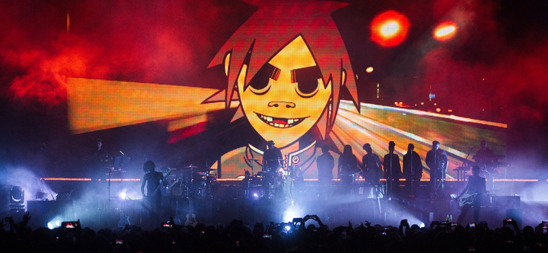 Jön a Gorillaz a Szigetre