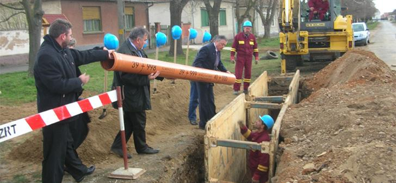Vízminőség javító beruházás Nagydorogon