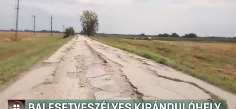 Botrányosan rossz út vezet a Mélypont Emlékhelyhez, pedig uniós százmilliókból építették
