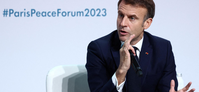 Macron felszólította Izraelt, hogy hagyja abba Gáza bombázását