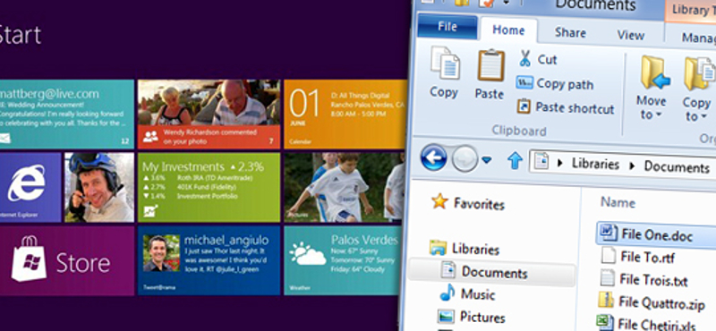 Letölthető a Windows 8 DP változata, bárki kipróbálhatja!
