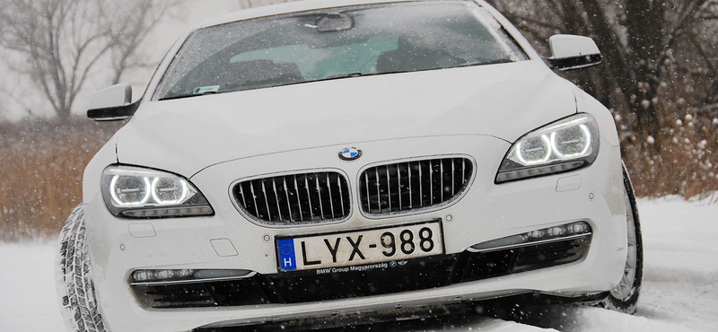 BMW 640d extrém teszt: 313 lóerővel a hóban