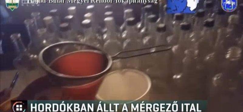Ipari mennyiségben gyártotta a Szerepen mérgező alkoholt egy debreceni férfi