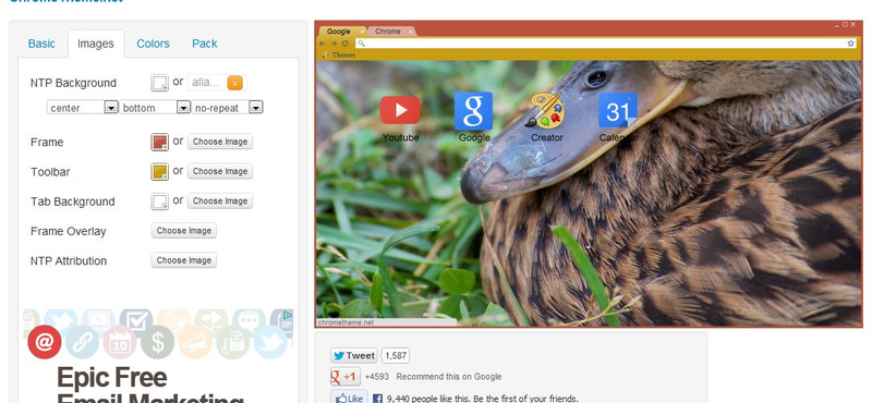 Így készíthetünk villámgyorsan saját Chrome témát