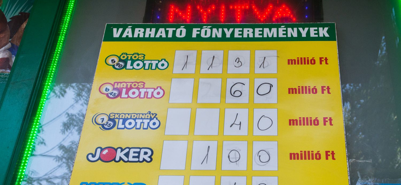 Most kiderült, nyert-e több mint kétmilliárdot a lottón
