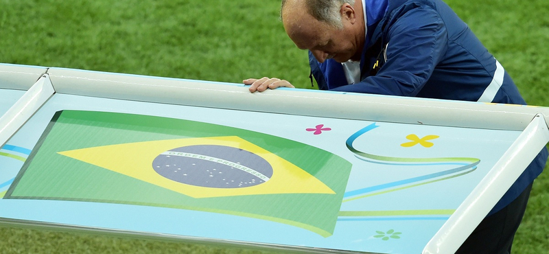 "Cunami söpört végig" - Scolari a brazilok tragédiájáról