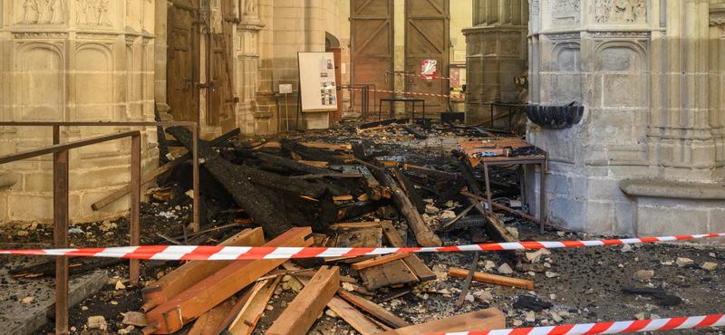 Bevallotta a nantes-i templomszolga, hogy ő gyújtotta fel a székesegyházat