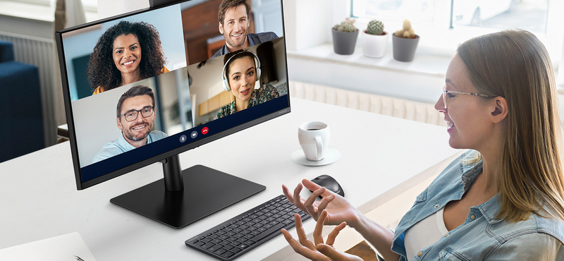 Beépített kamerával érkezik új monitor a Samsungtól, így már azonnal alkalmas videós hívásokra