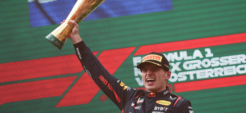 Verstappen az Osztrák Nagydíjon is megállíthatatlan volt