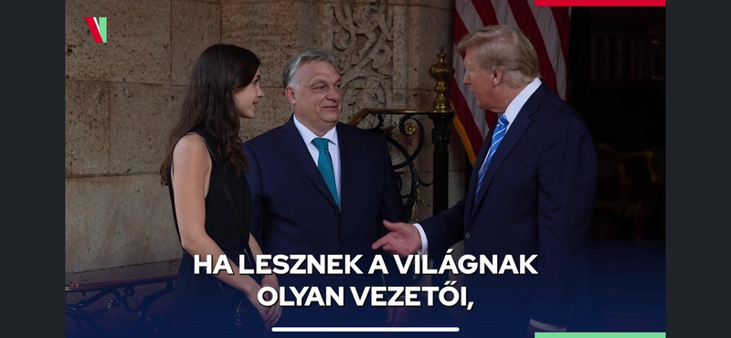 Orbán lánya 600 ezres táskával a vállán érkezett Donald Trumphoz