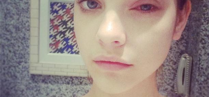 Fotó: rettenetesen néz ki Palvin Barbara szeme