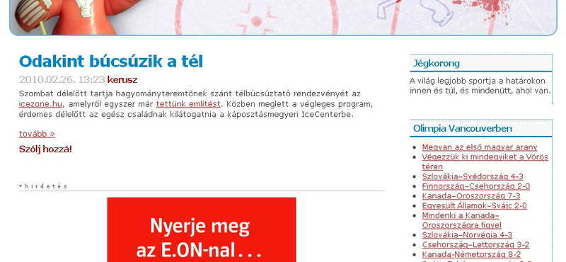 A Fradi jégpályát épít a Népligetben