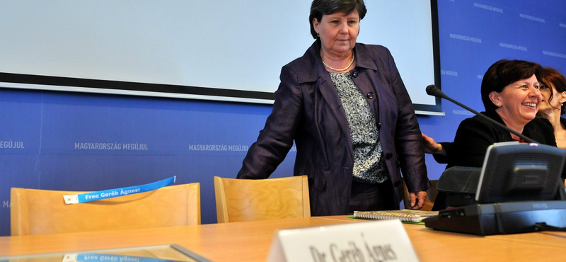 Letiltotta a bíróság Geréb Ágnes előadását