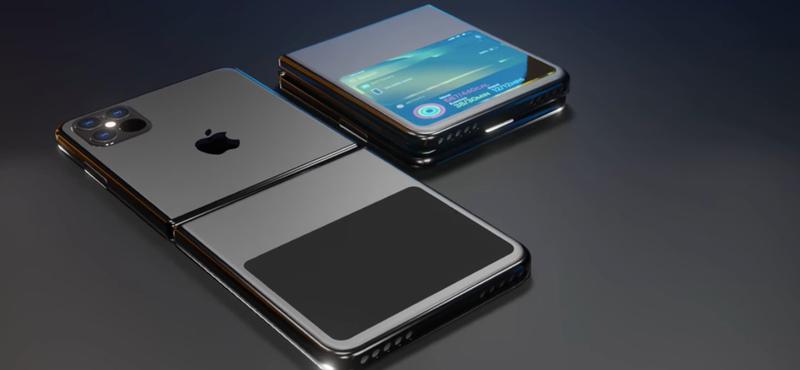 Ilyen is lehetne: videó készült az Apple elképzelt összecsukható iPhone-járól