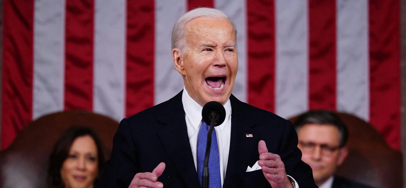 Joe Biden azzal viccelődött, hogy bár nem fiatal, 81 éves, de úgy tűnik, egy hatéves ellen indul 