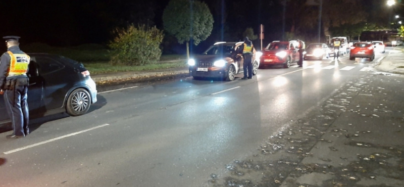 Négyezer autóst szondáztattak meg egy éjszaka alatt, bőven akadt bűncselekményi kategória 