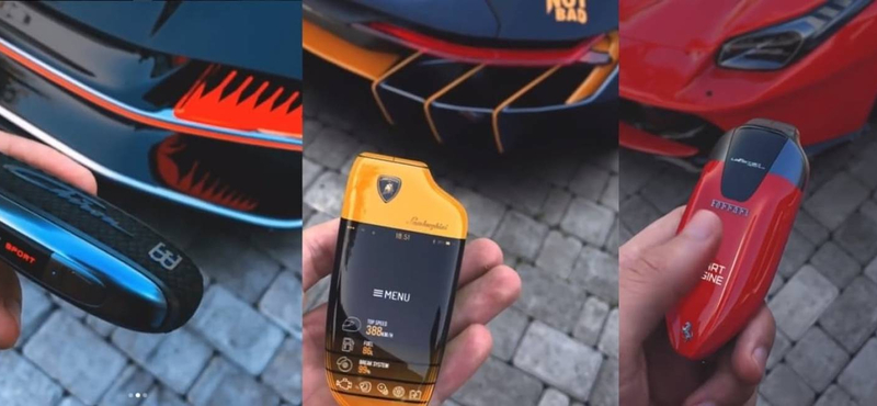Hihetetlen kocsikulcsok, amelyektől leesik az álla: Bugatti, Lamborghini, Ferrari