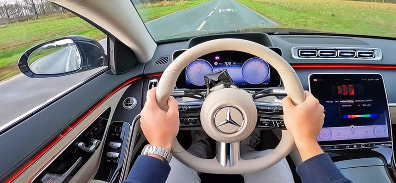 Megmutatta, mit tud az autópályán a vadonatúj Mercedes S-osztály