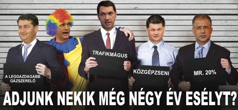 Megbuherálták a CÖF bohócos plakátját