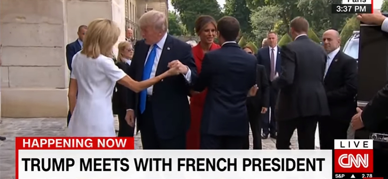 Trump Párizsban: "Valami történhet" a klímaegyezménnyel