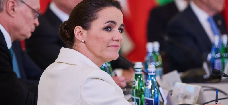 Novák Katalin is fotózkodott egyet Joe Bidennel