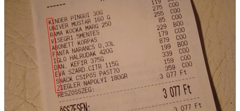 Nyugtáján üzent a Fidesznek a Tesco egyik vevője - fotó