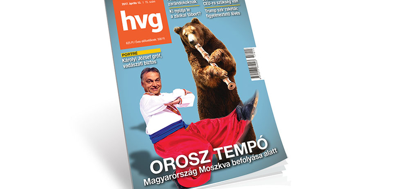 Morcosak lettek Moszkvában a HVG mackós címlapos száma miatt
