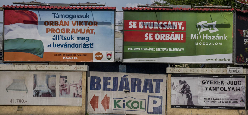 Pofátlan indokkal hagyta futni a fideszes plakáttépkedőket a rendőrség